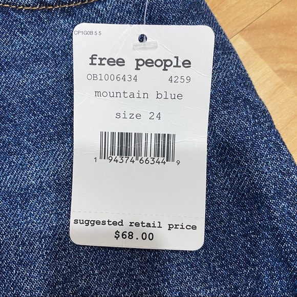 🆕 FREE PEOPLE BAILEY DENIM SKIRT - Picture 3 of 7